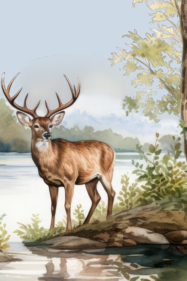 Deer Journal with Prompts