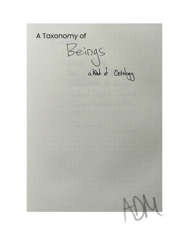 A Taxonomy of Beings