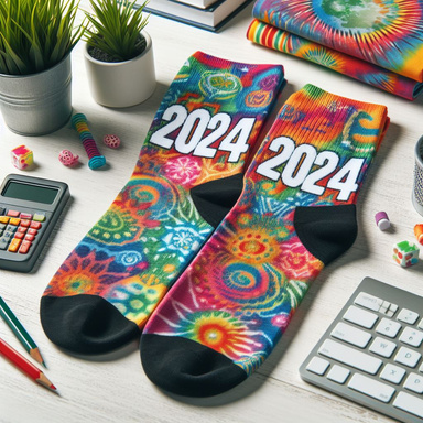 Step Up Your New Year's Eve Style with Custom Socks