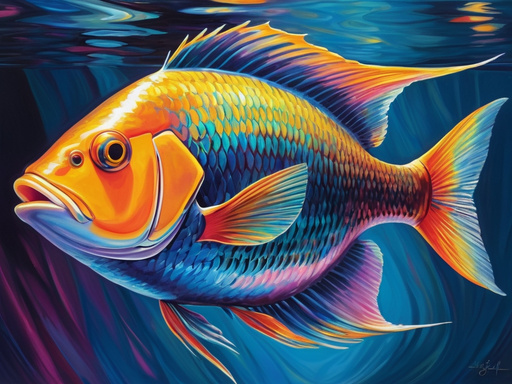 Visual Journey Through Fish Illustrations