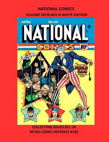 NATIONAL COMICS VOLUME SIX BLACK & WHITE EDITION