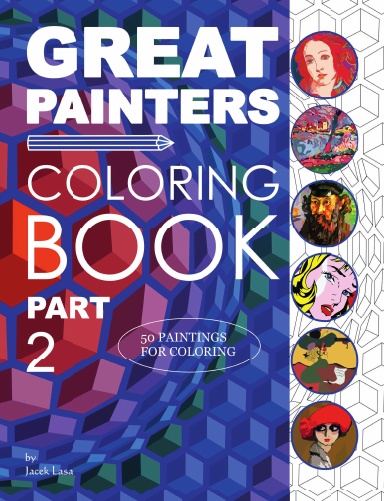 Great Painters Coloring Book part 2