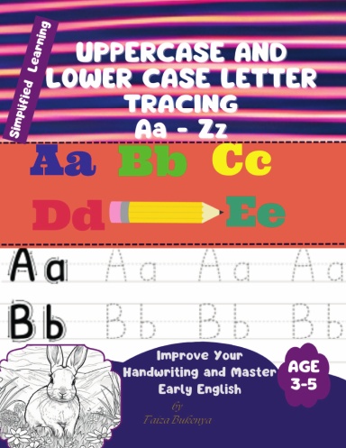 UPPER CASE AND LOWER CASE LETTER TRACING WORKBOOK