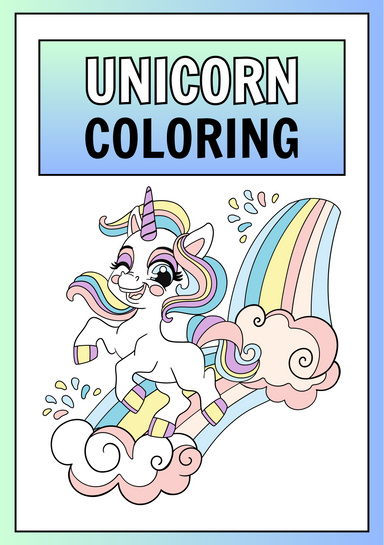 Unicorn Coloring Booklet