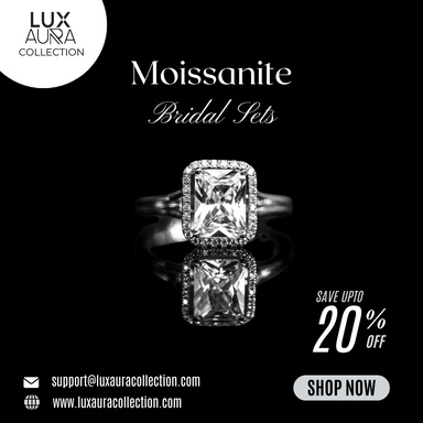 Moissanite bridal sets