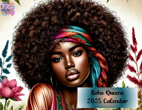 Boho Ladies Calendar