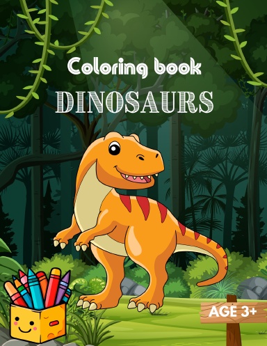 Dinosaur coloring book for kids