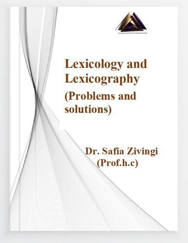 Lexicology and Lexicography