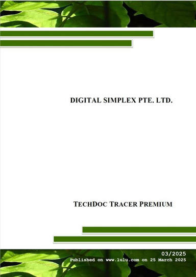 Tech Doc Tracer Premium 03/2025