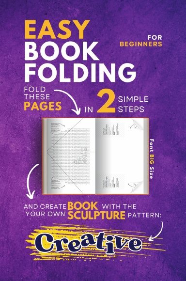Easy Book Folding: pattern "Creative" pre-printed!