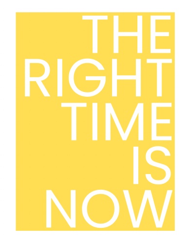 The Right Time is Now - Dot Journal - Shades of Sunshine