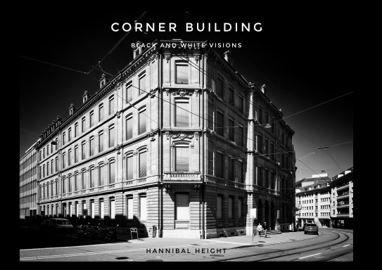 Corner building Black and white visions