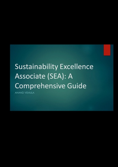 Sustainability Excellence Associate (SEA): A Comprehensive Guide