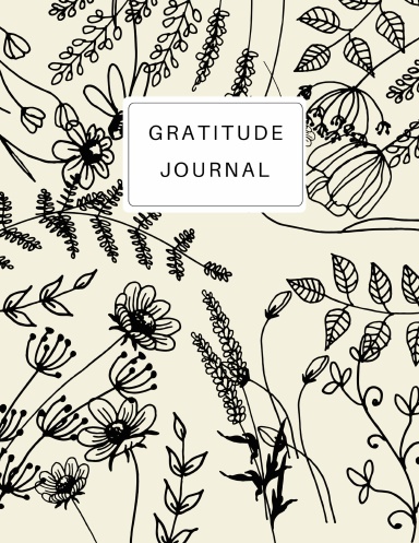 Floral Gratitude Journal with 300 Prompts