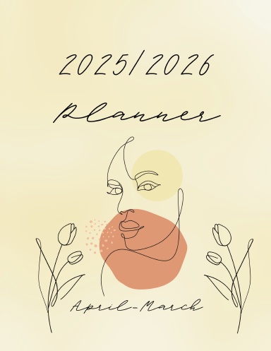 2025/2026 Weekly Planner—Line Art Edition