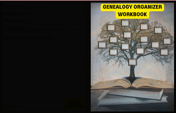 GENEALOGY ORGANISER WORKBOOK