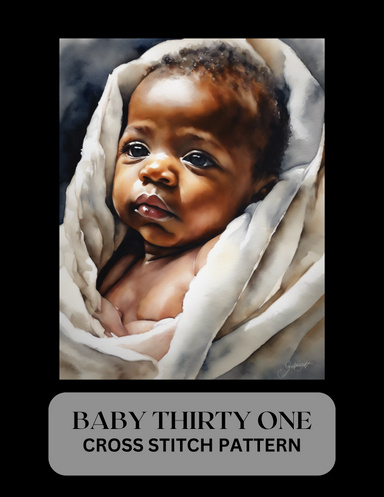 BABY THIRTY ONE CROSS STITCH PATTERN