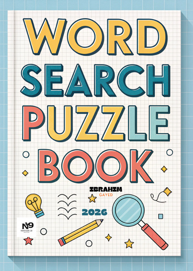 Word search puzzle book 2026