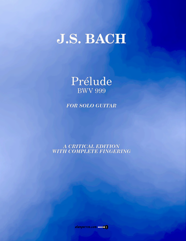 J.S. BACH - Prélude BWV 999