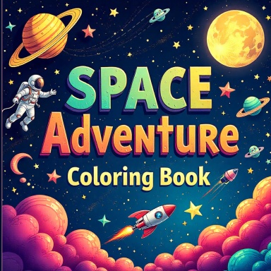 Space Adventure Coloring Book