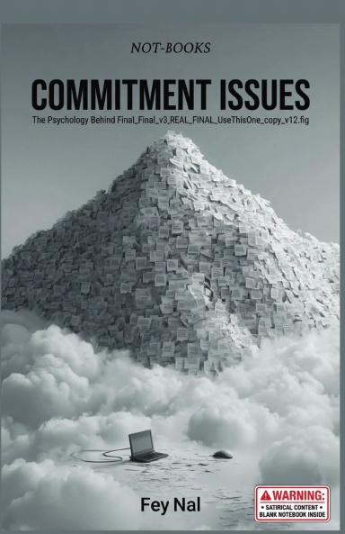 Commitment Issues: Funny Designer Notebook | "Final_Final_v3" Prank Journal | 160 Lined Pages | Sarcastic Gag Gift for Graphic Designers, Editors & Creatives