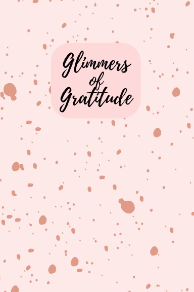 Pink Splatter Gratitude Journal