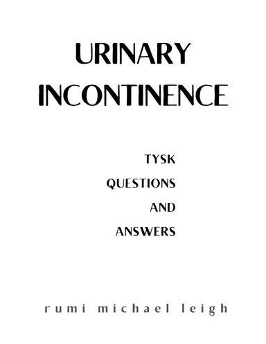 Urinary Incontinence