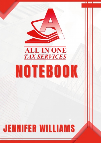 ALL IN ONE TAX SERVICES NOTEBOOK