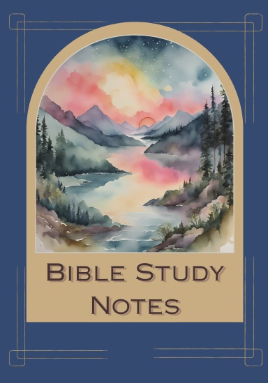 Men's Bible Study Notebook