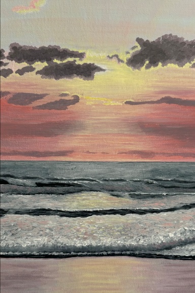 Notebook - Pink Ocean Sunset