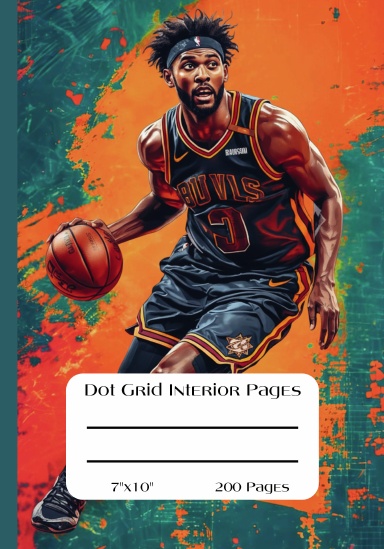 Dot Grid Interior Pages, 7"x10",200 Pages