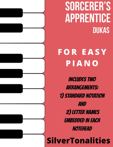 Sorcerer's Apprentice Easy Piano Sheet Music Combo