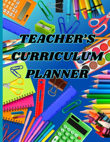 Teacher's Curriculum Planner
