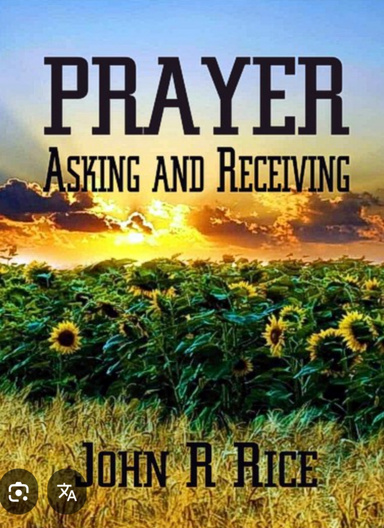 Prayer, asking and receiving