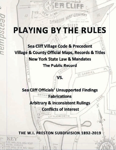 PLAYING BY THE RULES