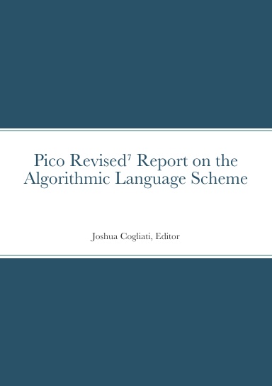Pico Revised⁷ Report on the Algorithmic Language Scheme