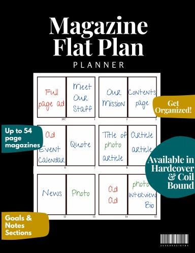 Magazine Flat Plan Planner - Coil Bound