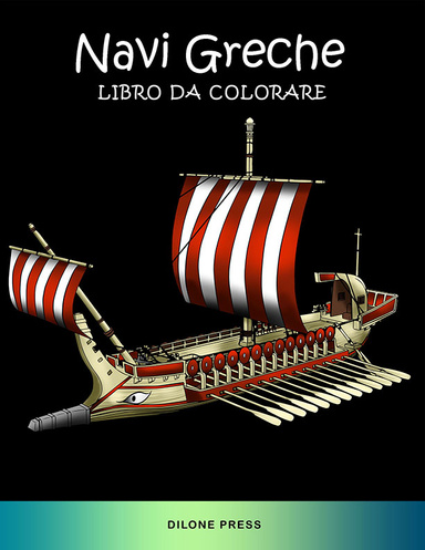 Navi Greche Libro da Colorare