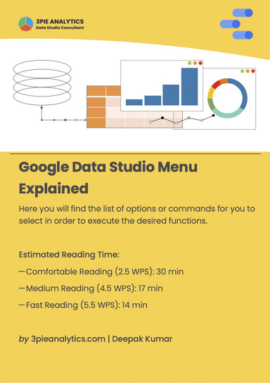 Google Data Studio Menu Explained With Pictures