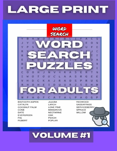 Large Print Word Search Puzzles For Adults