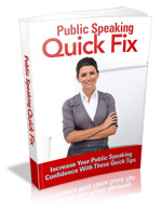 Public Speaking Quick Fix