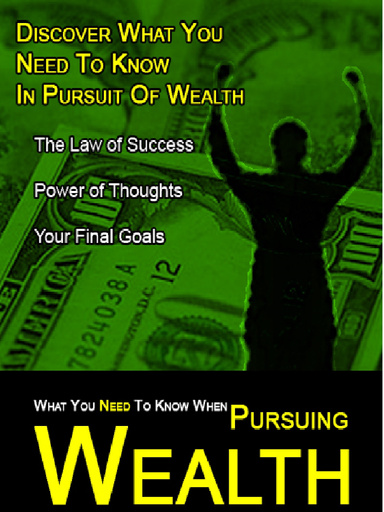 What You Need to Know When Pursuing Wealth