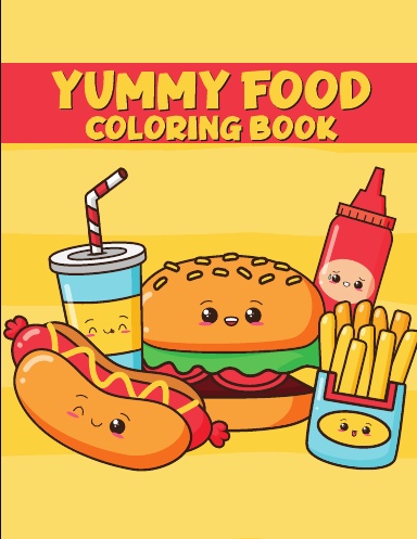 YUMMY FOOD COLORING BOOK