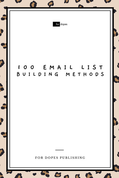 100 Email List Building Methods