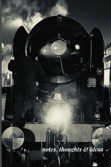 Steam Train Noir Notebook