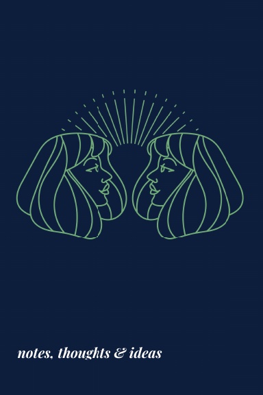 Gemini Twins Zodiac Notebook