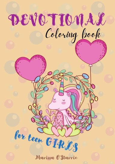 Devotional coloring book for teen girls