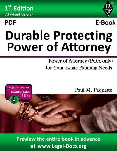 PDF - Durable Protecting Power of Attorney - Abridged Version