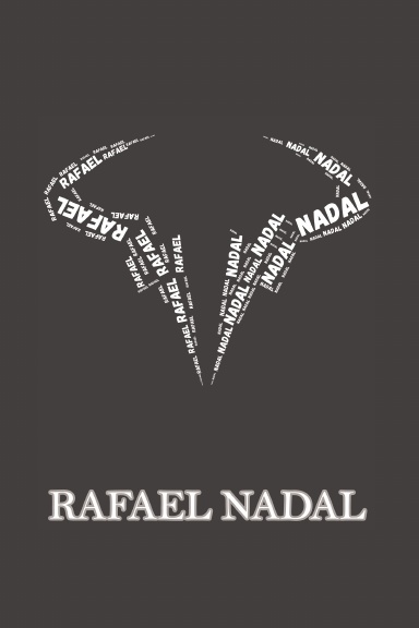 Rafael nadal tennis lover daily diary, lined notebook for man and woman