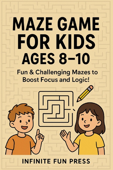 Maze Book for Kids Ages 8-10